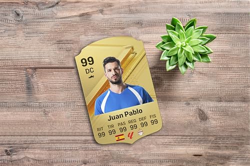 Miniatura 3 de Oedim Carta De Fútbol Personalizada Diseño Oro 2023 24, 30x48cm, Fabricado En Metacrilato De 4mm, Efecto Espejo, Divertida Y Original