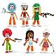 DevSeries CRS0059-6 Figuren Pack - Jailbreak: Hiding in Plain Sight, bewegliche Actionfiguren mit Spielcode