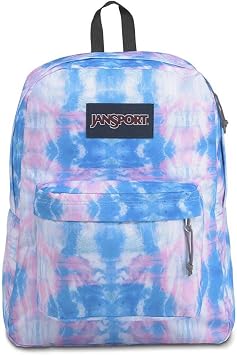 JanSport Superbreak Backpack - Lightweight School Pack, Electric Vortex