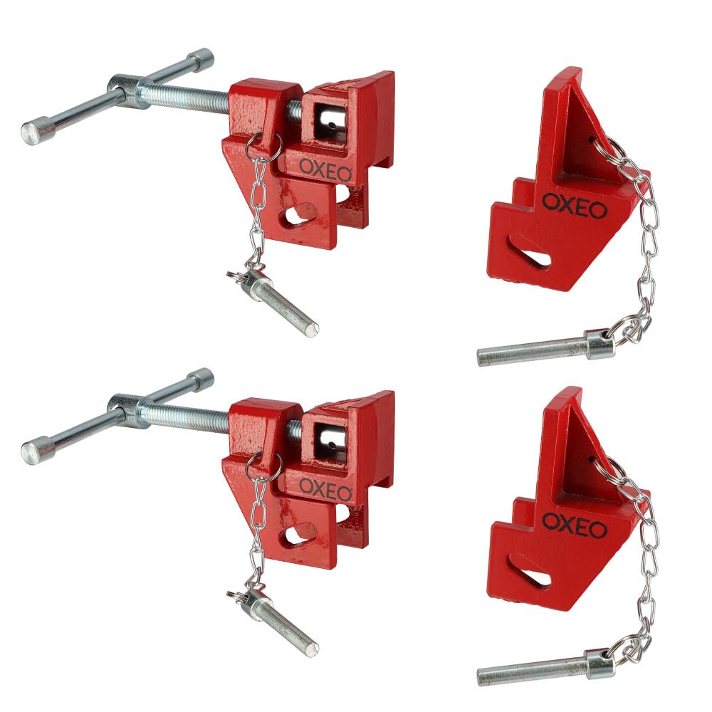 Têtes de serre joint dormant X2 - En fonte - pour bois 27mm - Système auto serrant - Adaptable à la longueur souhaitée