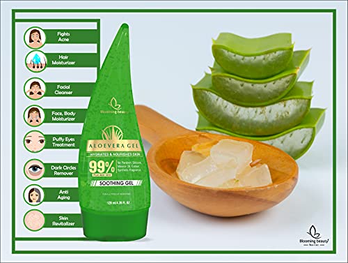 Image of Blooming beauty Vitamin C 20% Professional Face Serum with Vitamin E, Ferulic acid, Niacinamide,for Age Defying& Skin Clearing Serum,Vitamin C Face Serum (Vitamin C + Aloe Vera gel (30+120)-150ml)