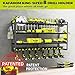 KAFAHOM Power Tool Organizer-8 Drill Holder Wall Mount,4 Layer Heavy Duty Metal Power Tool Storage Rack,Garage Tool Organizer and Storage with Screwdriver Holder/Plier Holder/Hammer Holder
