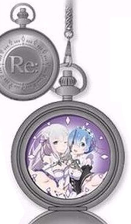 Amazon Re ゼロから始める異世界生活 懐中時計 Type2 エミリア レム 単品 アニメ 萌えグッズ 通販