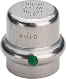 Viega 2356 – Deckel Verschluss Sanpress 2356 Durchmesser 42 mm Edelstahl