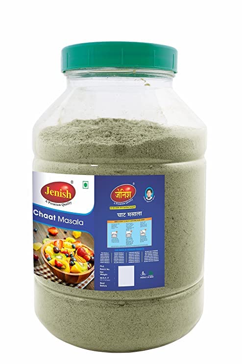 Image of Jenish Chat Masala Powder | Premium Spices Blend | Pure and Natural | Pack 1 | Fresh Natural Ingredients and Oils No Artificial Colours No Added Preservatives, 1 Kg, Multi Masala