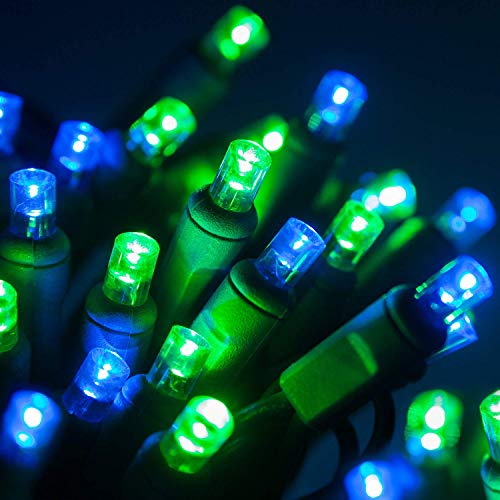 70 5mm Green and Blue LED Christmas Mini Light Set, 24' Blue LED Christmas Lights Green Christmas Lights LED Holiday Lights Outdoor Christmas String Lights 70 5mm Green and Blue LED Christmas Mini Light Set, 24' Blue LED Christmas Lights Green Christmas Lights LED Holiday Lights Outdoor Christmas String Lights