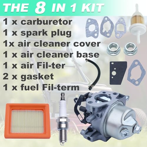 XT675 14 853 68-S Carburetor with 14 083 15-S Fil-ter for Kohler XT650 XT675 6.5hp 6.75hp 149cc Engine Toro 20371 20378 20377 20171 22\" Recycler Lawn Mower Replace 1485349-S 14 853 21-S 1485336-S - Thumbnail 6
