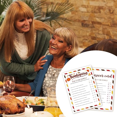Jeu de cartes Thanksgiving pour animer le dîner de dinde - 4