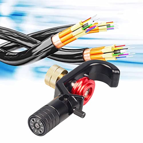 Armored Fiber Optic Cable Stripper, Armored Cable Stripper Adjustable Incisive Cut Hard Materials for 4‑10mm, Wire Strippers