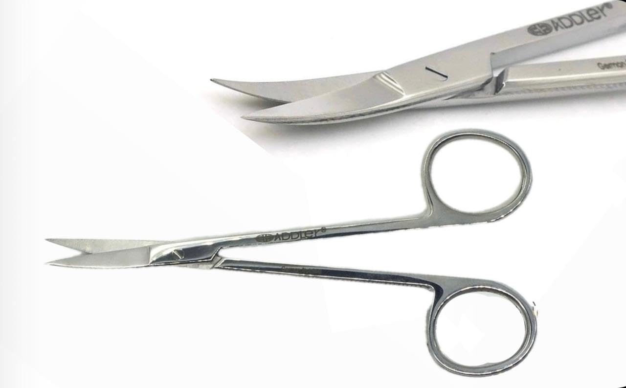 ADDLER Dressing Surgical Curved Scissor IRIS Gum Double Forged 11 CM Pointed Tips, LIFE TIME ANTI RUSTING WARRANTY (B08JTMWB3G) Amazon Price History, Amazon Price Tracker