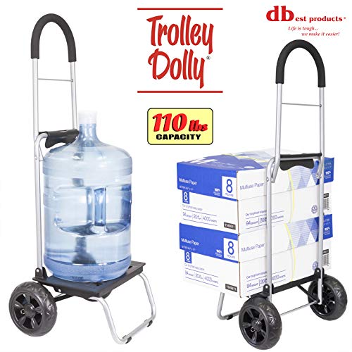 Dbest Products 01517 Trolley Dolly Black Foldable Shopping Cart thumb #3