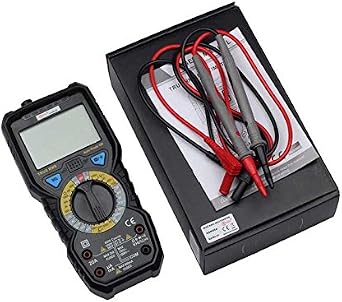 BSIDE ADM08A 6000 Counts True RMS Digital Multimeter - Black + Red