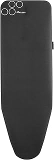 Rolser Funda 100% Algodón para Tabla de Planchar K-S - Talla S 120x42 cm - Cotó Negro