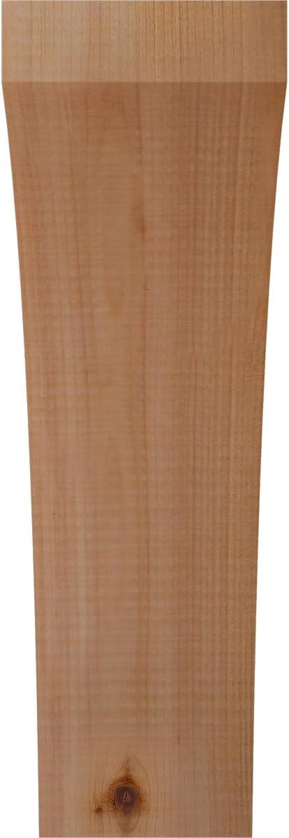 Ekena Millwork BRC04X12X12THR00SWR 3 1/2"W x 12"D x 12"H Thorton Smooth Knee Brace, Western Red Cedar