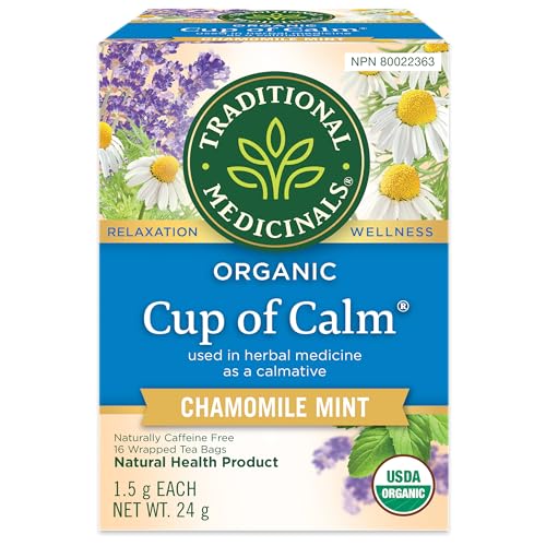 Traditional Medicinals - TRADITIONAL MEDICINALS Organic Lavender Mint Cup of Calm Tea, 16 CT