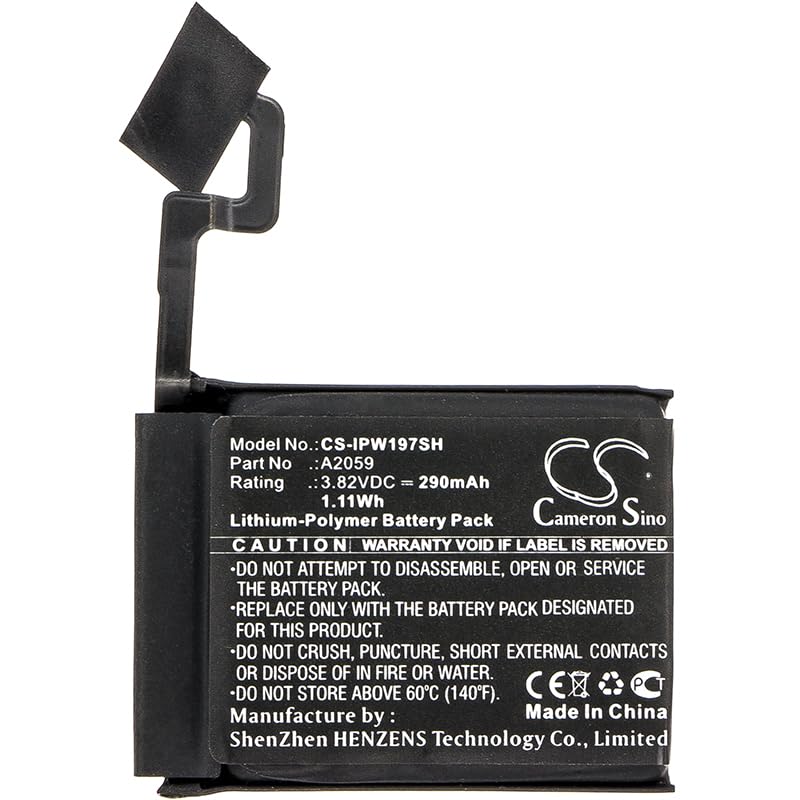 Batería de Repuesto para Reloj A1976 Serie 4 44mm miniatura 3