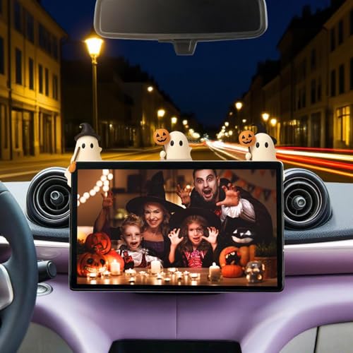 Mini figuras para teléfono de Halloween: pack de 12 decoraciones universales para smartphone 2