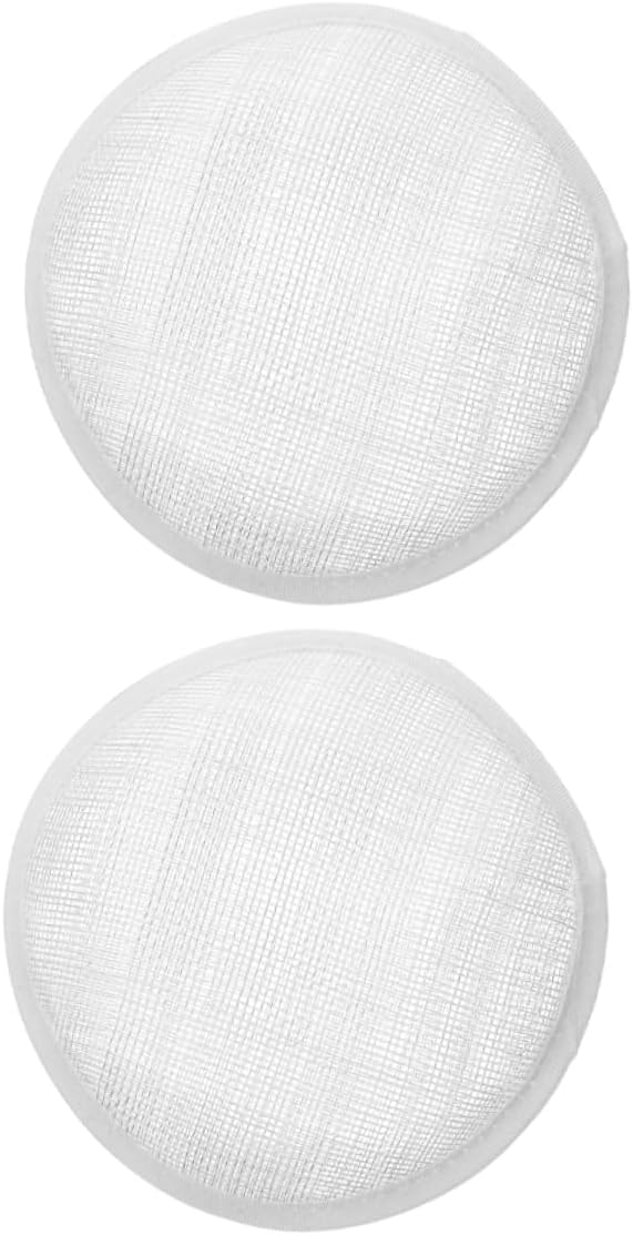COLLBATH 2pcs Round Mesh Fascinator Hat Base Creative Felt DIY Headwear Accessories for Women Elegant Crafting Supply for Unique Party Wedding Designs