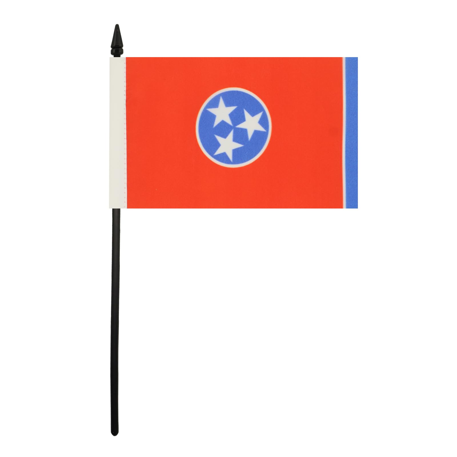AZ FLAG, Tennessee Table Flag 4'' x 6'', US state of Tennessee Office Mini Banner 100% Polyester 15 x 10 cm - Image 3
