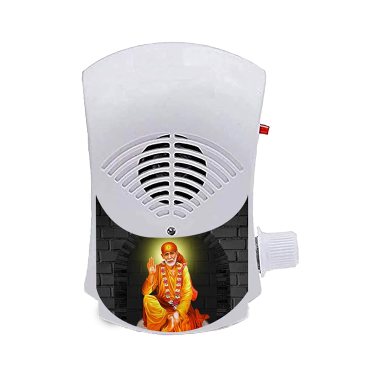 BISMAADH Electric Religious Continuous Mantra Chanting Bell Machine Spiritual Devotional Mantras Pooja Chanting Bell Just Plug & Play (Sai Baba Ji)-image-38