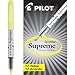 Pilot Spotliter Supreme Fluorescent Highlighters, Chisel Tip, Yellow, 12-Pack (16008)