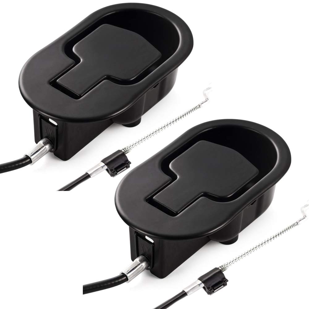 N.B.Y. Metal Pull Recliner Handle Replacement Extension Cable-fits Ashley Major Recliner Brands Couch Style Pull Chair Release Handle for Sofa (Black-36 2pcs)