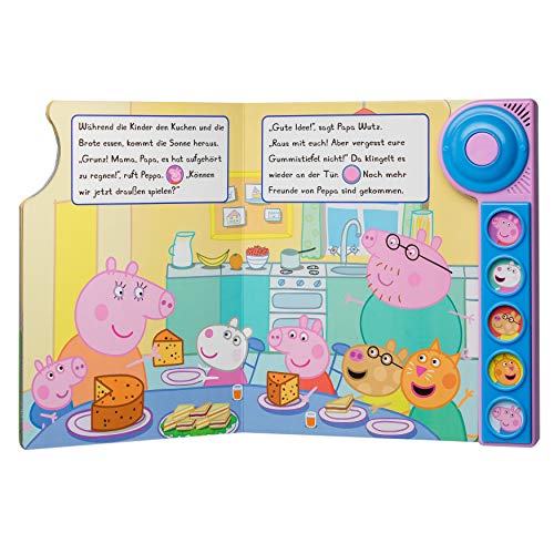 Peppa Pig - Ding, dong! Komm, wir spielen! - Soundbuch: Tönendes Buch