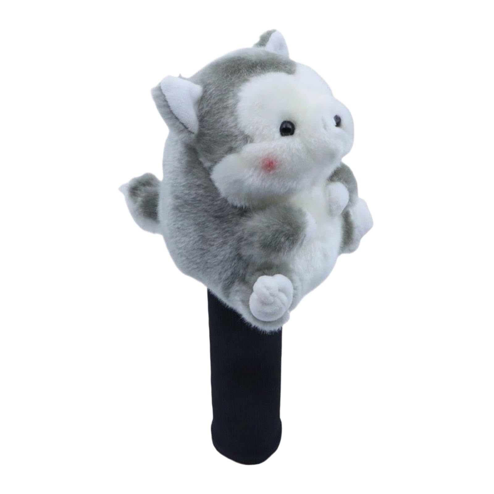 Ronyme Golf Head Covers, Plush Golf Club Headcover Animal Wood Driver Head Cover Replacement Sleeve Funny Fairway Wood Headcover Novelty Accessory Novel Golfing Gifts for Men, Fairway Wood Dog