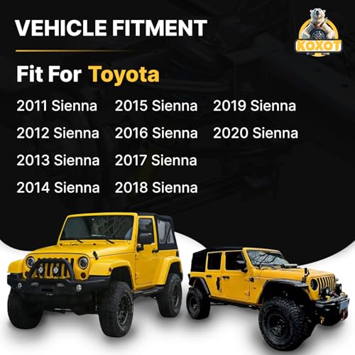 4Pcs Front Lower Control Arm Ball Joint Compatible with Toyota 2011 2012 2013 2014 2015 2016 2017 2018 2019 2020 Sienna K622035 K622036 K500187 K500188 - Image 3