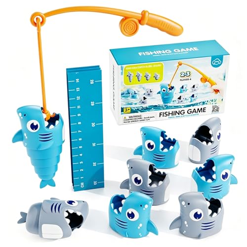 LIULINY Juego de Pesca para Niños, Escalable Juego Pescar Peces,