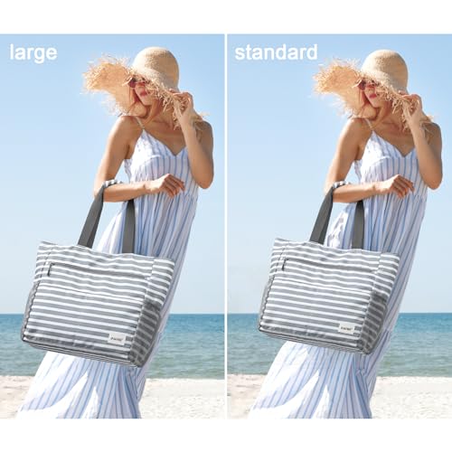 G4Free Beach Bag Grey Stripe