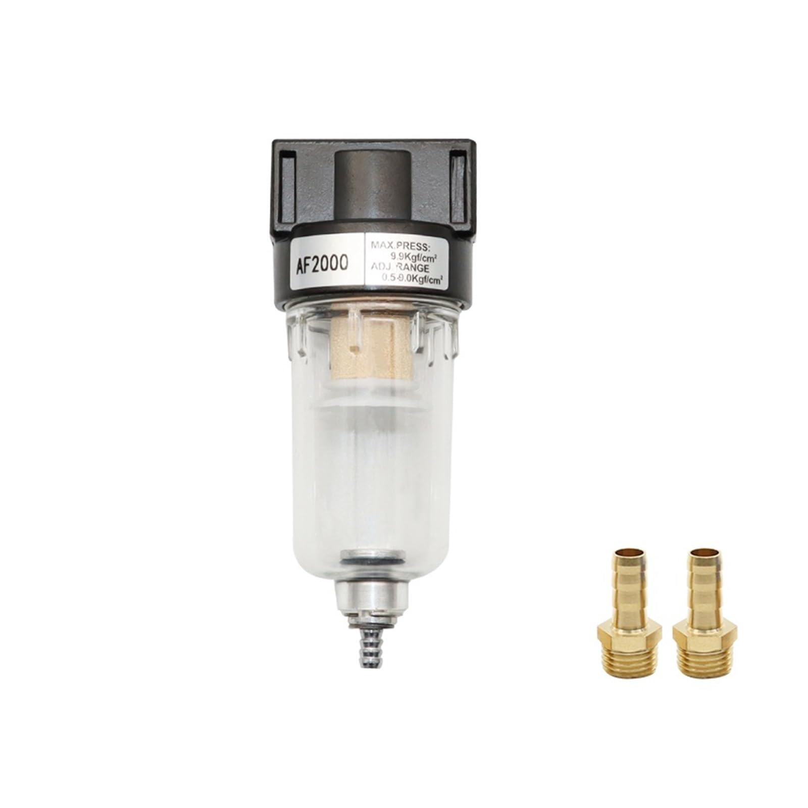 AYNRJKKX AF2000 Pneumatic Parts air Filter Accessories Source Processing Unit for Compressor Oil-Water Separation(BT 10mm Fitting)