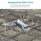 Ainiv 8 szt. śmigieł do DJI Mini 3 Pro, wymienne śmigła do dronów, niski poziom hałasu, ostrze śmigła ze śrubokrętem i 12 śrubami, akcesoria do dronów do DJI Mini 3 Pro (czarno-pomarańczowe)