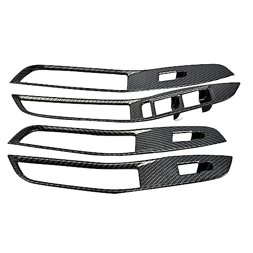 Embellecedor de panel interior para MG ZS 2017-2018, diseño de carbono