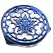 Le Creuset N0200-59 Enameled Cast-Iron Deluxe Round Trivet, 9-Inch, Marseille