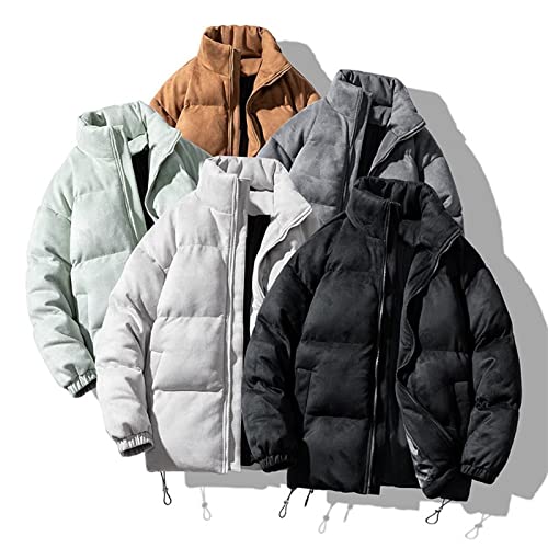TIYRUS Roupas de algodão masculinas inverno soltas roupas de pão quente jaqueta de algodão masculina