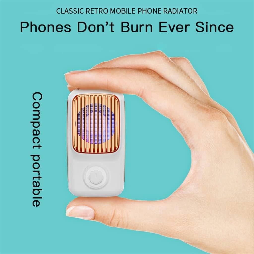 Retro Mobile Phone Cooling Fan Universal Cell Phone Fast for Game Cooler Heat Sink for(D)
