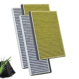 TOPS Aktivkohlefilter für Dunstabzugshaube Siemens| 4x 17005388 Dunstabzugshaube Filter für Siemens | 2er Set Siemens Filter für Siemens Dunstabzugshaube Mit Aktivkohle