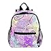 Produktbild Campus Rucksack Langes Haar Einhorn Campus Rucksack Nylon wasserdicht Rucksack Rucksack Damen lässig Rucksack Kleinkind Rucksack 25.4x10x30 cm