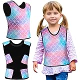 Janmercy Compression Vest for Kids Boys Soft Breathable Compression Vest Girls Cute Comfort for Back to School Children(Mermaid,Small)