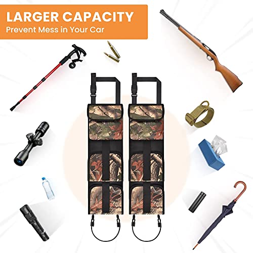 Ezshoot 2Pcs Car Seat Back Gun Racks Automotive Car Seatback Holder Rack, Tactical Hunting Backseat Sling Rack, Foldable Car Concealed Backseat Gun Sling Organizer For Car Truck Suv #TOP1