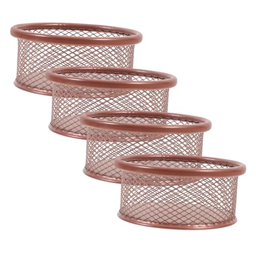 Rangement pour trombones Operitacx : boîte de bureau dorée 12 pièces - 4