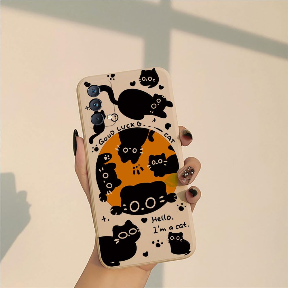 PAIXIKYZCompatible with Realme GT Master Edition - Soft Silicone Case with Straight Edges and Comprehensive Camera Protection