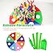 DOLEMODUO Play Parachute for Kids, 12FT Rainbow Parachute Mole Game with 9 Holes, Including 3 Inflatable Sticks & 1 Pump, Perfect for Team Building, Group Activities, Creative Play