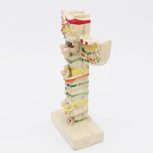 Miniatura 3 de Estatua de poste de tótem indio, decoración de pecera, decoración de tanque de dragón barbudo, terrario, tribu nativa americana, escultura de clan,