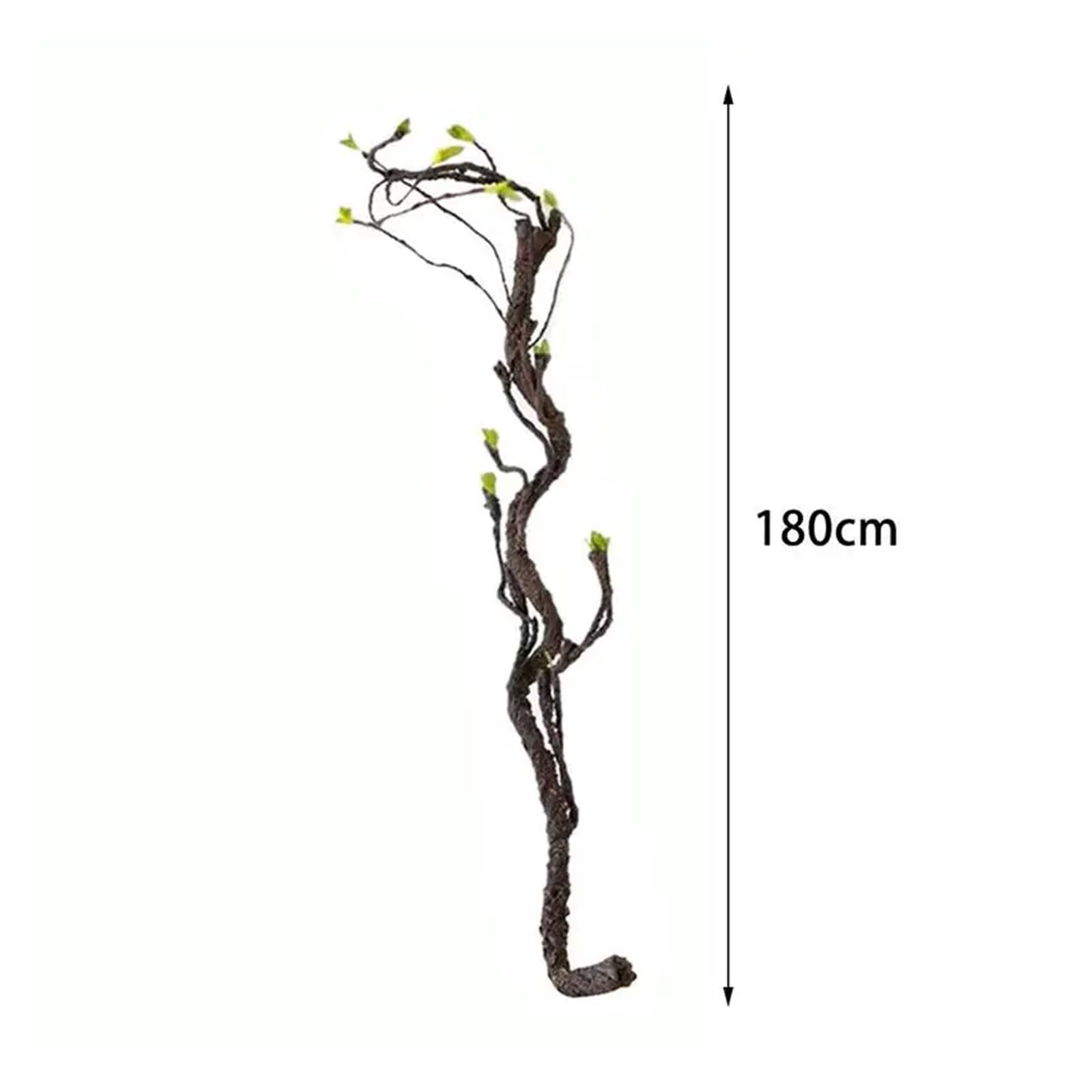 piante artificiali sospese 100/140/180 centimetri Bellissimi Alberi Artificiali Decorativi Vite Lunga Plastica Morbida Secchi Ramo di Un Albero Pianta Nozze for La Casa casa(Large screw 180 cm)