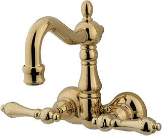 Pinza para pie Tub Filler en latón pulido acabado