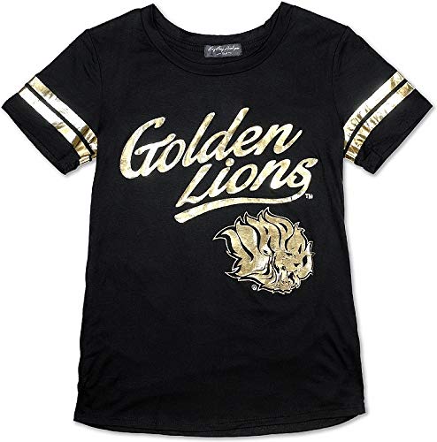 Big Boy Arkansas at Pine Bluff Golden Lions S2 Ladies Jersey Tee [Black - XL] - ID#1238