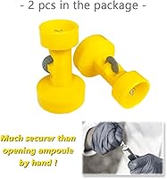 Vista 6 de SunMelt Abridor de botellas de ampolla, cortador de enfermería de doble cabeza, suministros de operación para laboratorio de ciencias, clínica