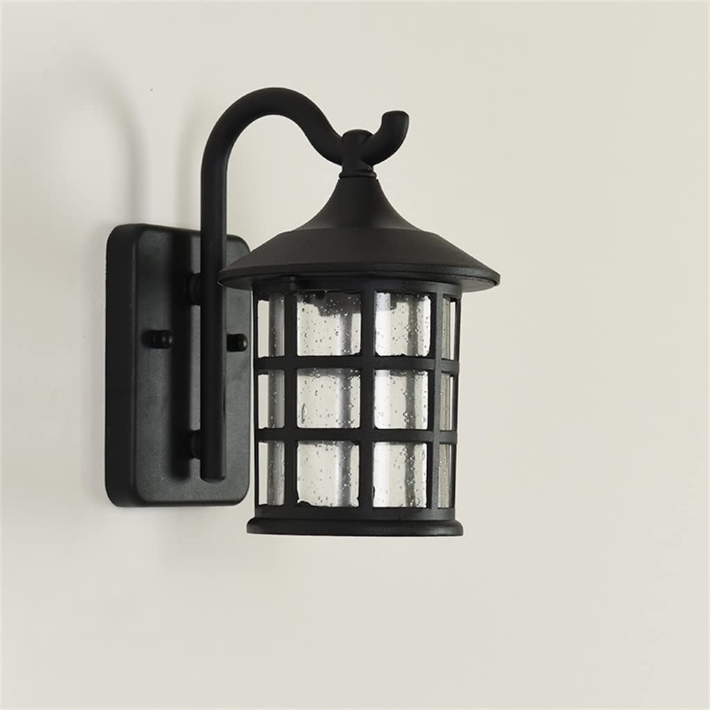VDOQTLJT Outdoor Wall Lamp American Country Retro Aisle Balcony Garden Bedside European Style(D)